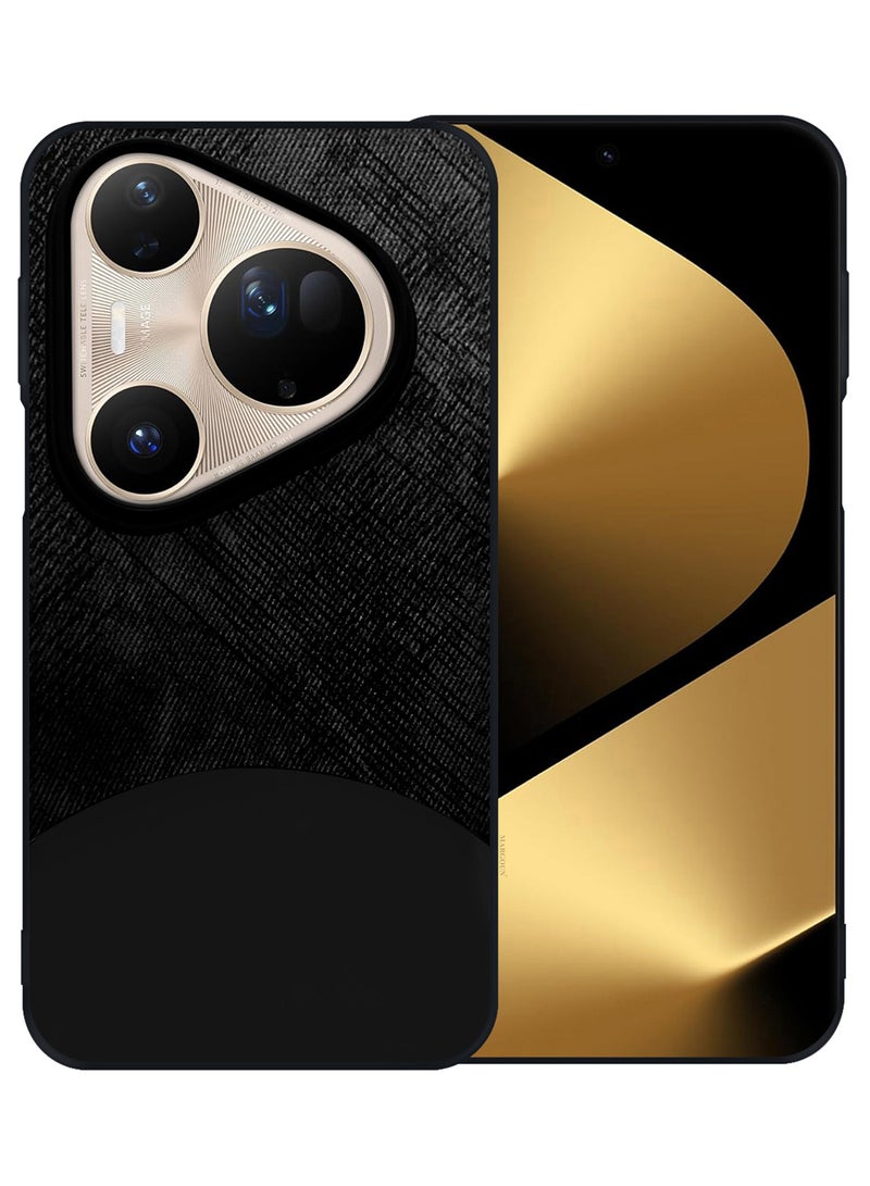 MARGOUN Silicone Case Cover for Huawei Pura 80 Ultra - Slim Fit  Anti-Slip Thin and Shockproof Protection Raised Edges for Camera and Screen Protection - Black black - Image 2