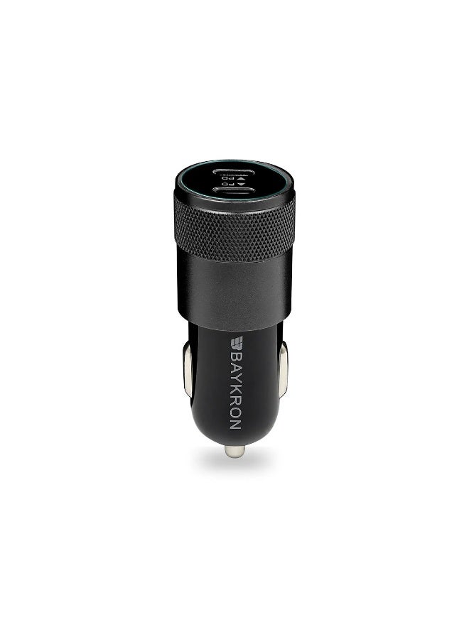 Baykron Car Charger 2 X Type C black - Image 3