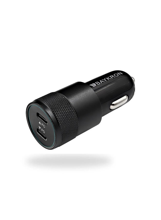 Baykron Car Charger 2 X Type C black - Image 5