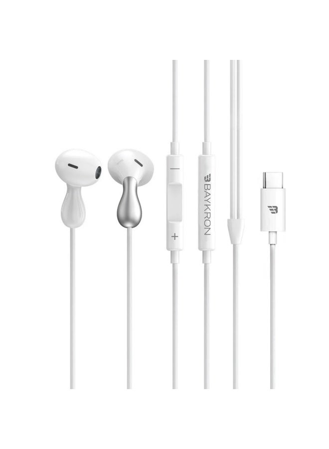 Baykron Basic Type C Earphone With Microphone black - Image 3
