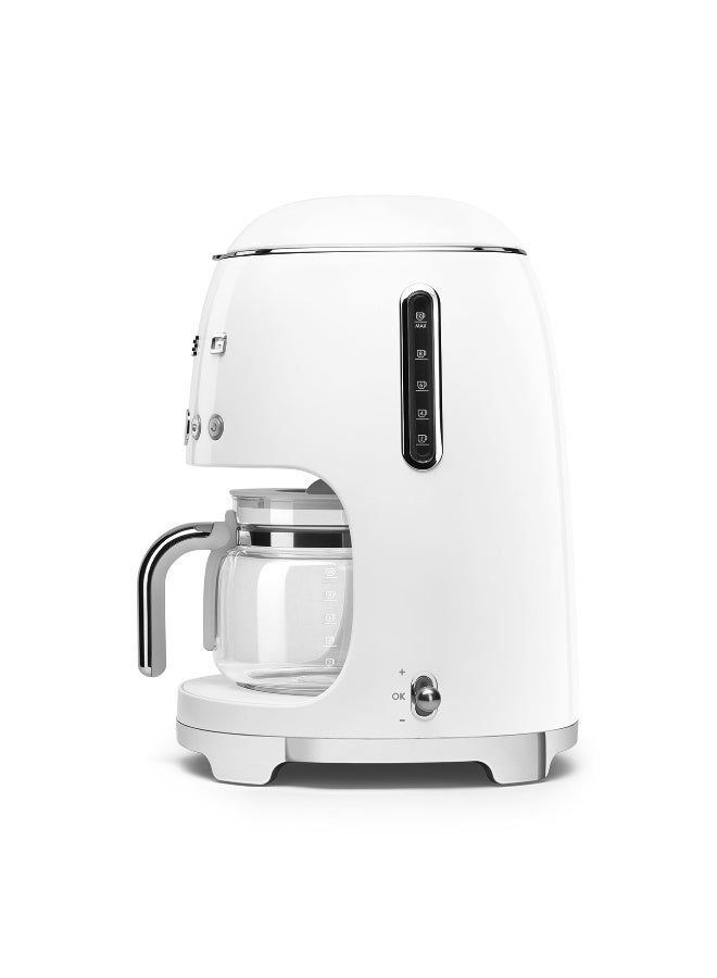 سميج ماكينة قهوة سميج بتصميم الخمسينات، أبيض - Image 2