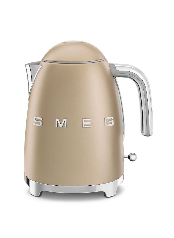 Smeg 50's Style Electric Kettle, Gold Matt 1.7 L 3000 W KLF03CHMUK Gold Matt - Image 1