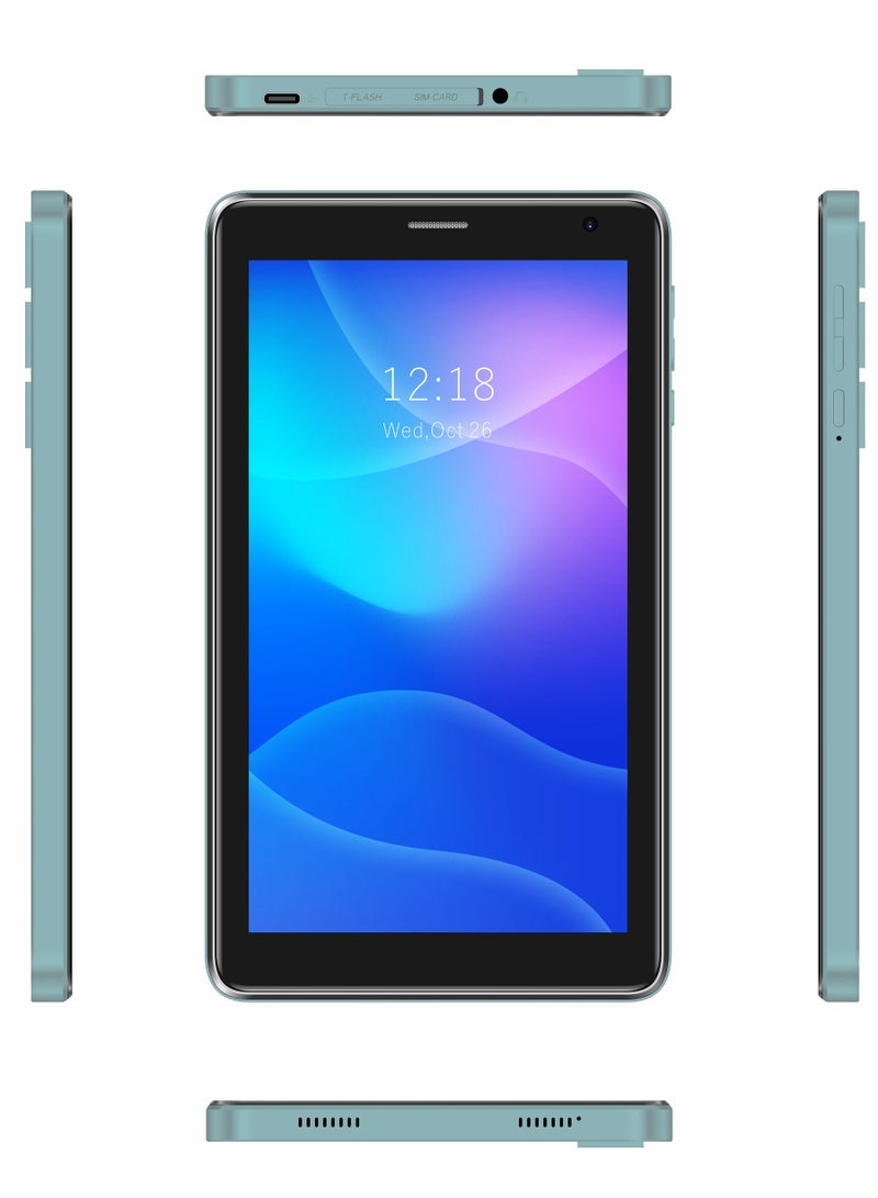 C idea CM526 7-Inch Smart Tablet PC with Stylus 8GB RAM 256GB ROM Dual Camera Single SIM 5G LTE Wi-Fi GPS Android Tablet for Kids– Blue - Image 2