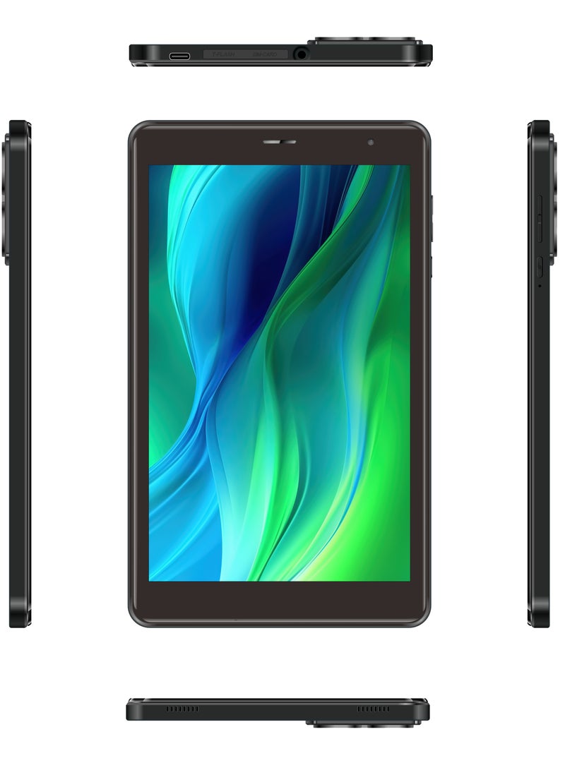 C idea CM816 8-Inch IPS Smart Tablet PC with Keyboard & Mouse 8GB RAM 512GB ROM Dual Camera Single SIM 5G LTE Wi-Fi GPS Android Tablet For Students – Black - Image 2