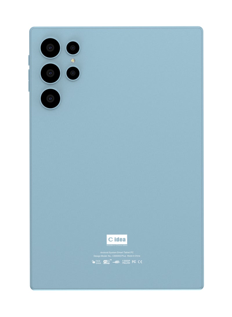 C idea CM8900 Plus 10-Inch Incell Smart Tablet PC with Keyboard Built-in Touchpad 8GB RAM 1TB ROM Dual Camera Single SIM 5G LTE Wi-Fi GPS Android 15 Tablet For Students – Blue - Image 3