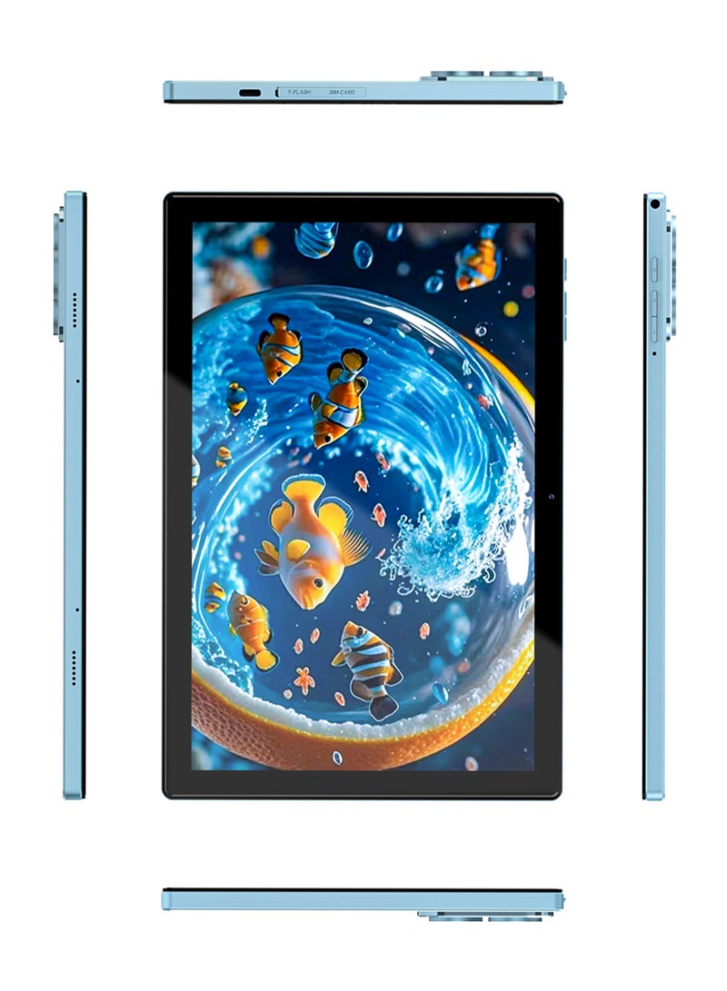 سي آيديا CM8700 Plus 10-Inch IPS Smart Tablet PC with Stylus Keyboard & Mouse 8GB RAM 1TB ROM Dual Camera Single SIM 5G LTE Wi-Fi GPS Android 15 Tablet For Boys and Girls– Blue - Image 2