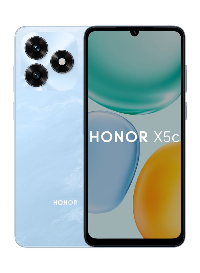 Honor X5c 4G Dual SIM 4GB RAM 64GB Tidal Blue - Middle East Version - Image 1