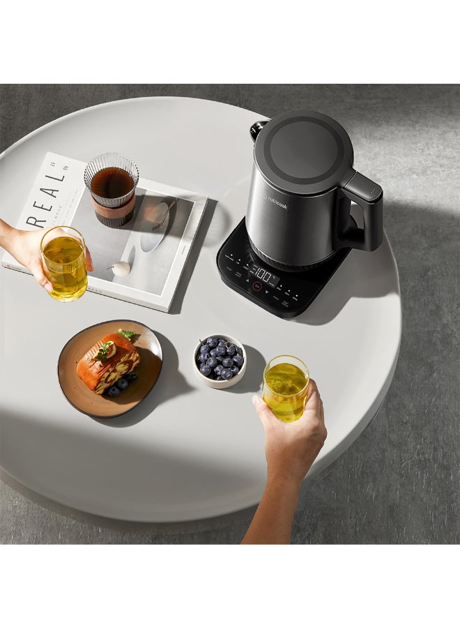 nutricook Everything Kettle – 316 SS Electric Kettle with Digital Display, Patented 3D Boil Technology, 6 Presets, Boil-Dry Protection, Cool-Touch Exterior & 2-Stage Safety Lid, 2-Year Warranty 1.7 L 1800 W USK600 Silver - Image 4