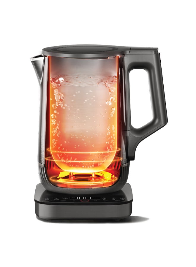 nutricook Everything Kettle – 316 SS Electric Kettle with Digital Display, Patented 3D Boil Technology, 6 Presets, Boil-Dry Protection, Cool-Touch Exterior & 2-Stage Safety Lid, 2-Year Warranty 1.7 L 1800 W USK600 Silver - Image 2