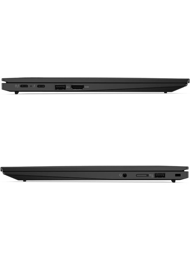 لينوفو لابتوب الأعمال ThinkPad X1 Carbon الجيل 13 إصدار Aura، مع معالج Intel Core Ultra 7 258V، شاشة 14 بوصة 2.8K OLED، 32GB RAM، 512GB SSD، Intel Arc، Windows 11 Pro، + Office 2024 مدى الحياة بالإنجليزية/العربية باللون الأسود - Image 5
