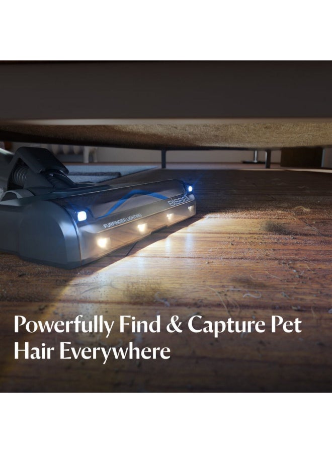 بيسيل مكنسة كهربائية يدوية 280 واط PowerClean FurGuard باللون الرمادي والتيتانيوم 105 × 29 × 15 سم 4241K - Image 3