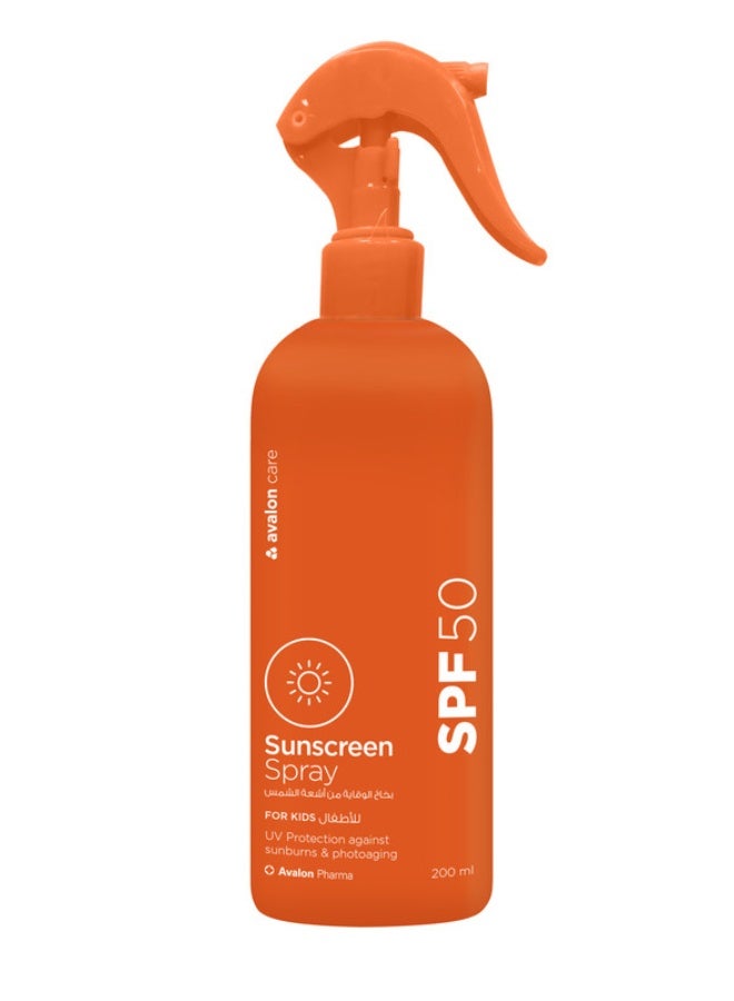 أفالون فارما بخاخ الوقايه من الشمس افالون بعامل الحمايه 50 للأطفال 200مل - Image 1