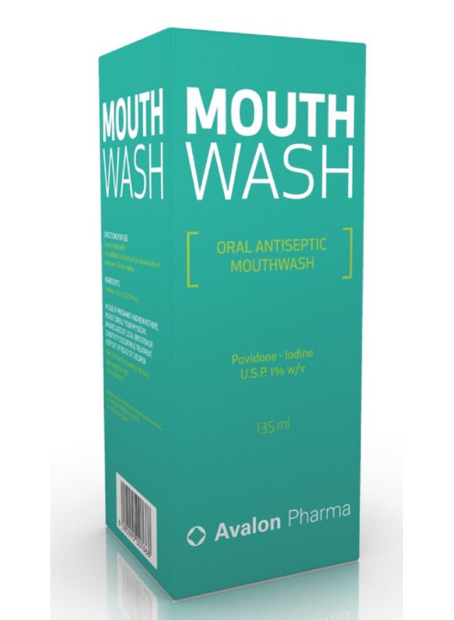 أفالون فارما غسول الفم بوفيدون أيودين %1 135مل - Image 1