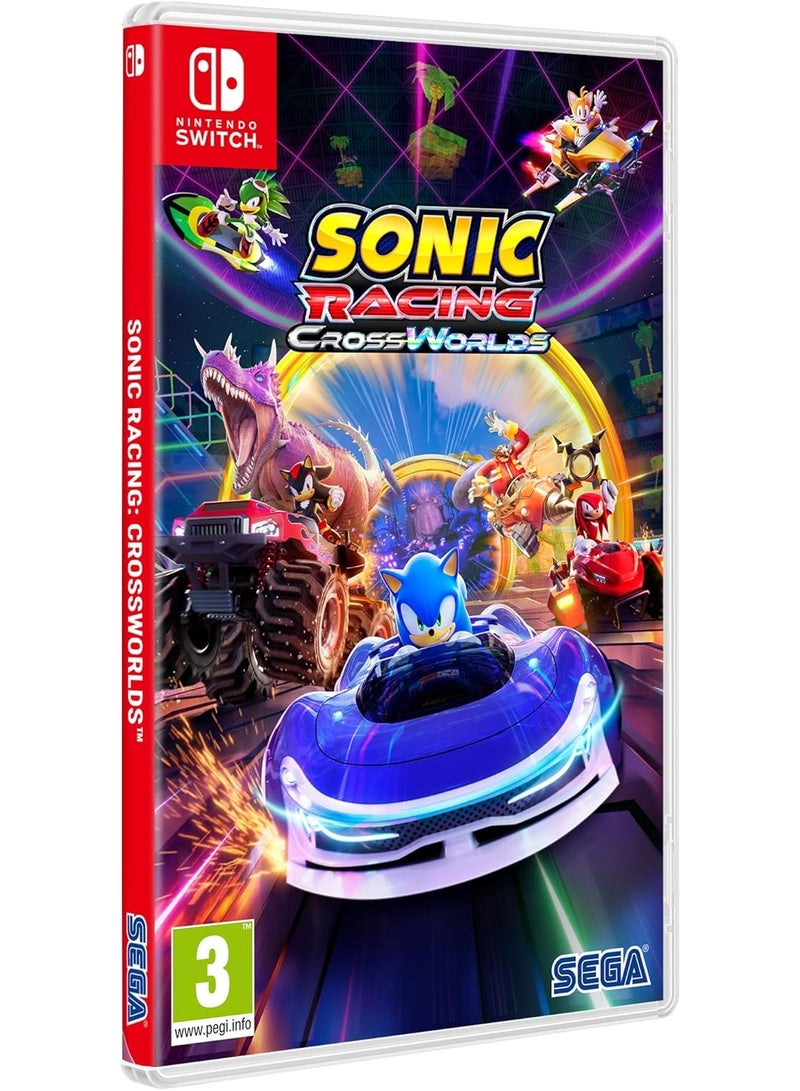 Sega Sonic Racing: CrossWorlds - Nintendo Switch [Includes Pre Order Bonus: Werehog Pack] - Nintendo Switch - Image 1