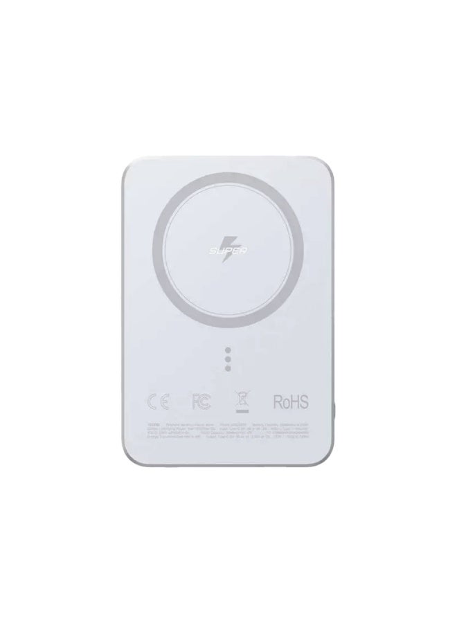 تكنو باور بانك مغناطيسي لاسلكي 5000mAh للشحن السريع – صغير وخفيف، شحن لاسلكي مغناطيسي عملي في أي مكان - Image 2