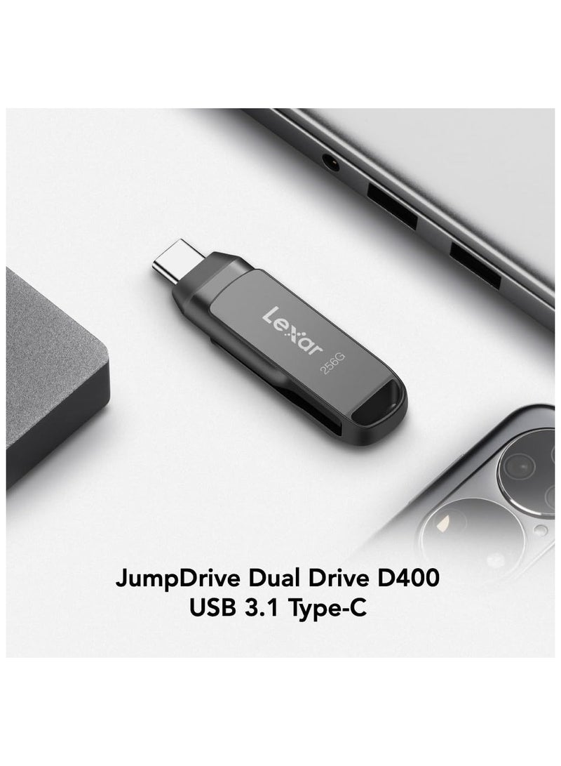 Lexar JumpDrive D400, Titanium, 256GB LJDD400256G-BNQNG, 256 GB - Image 2