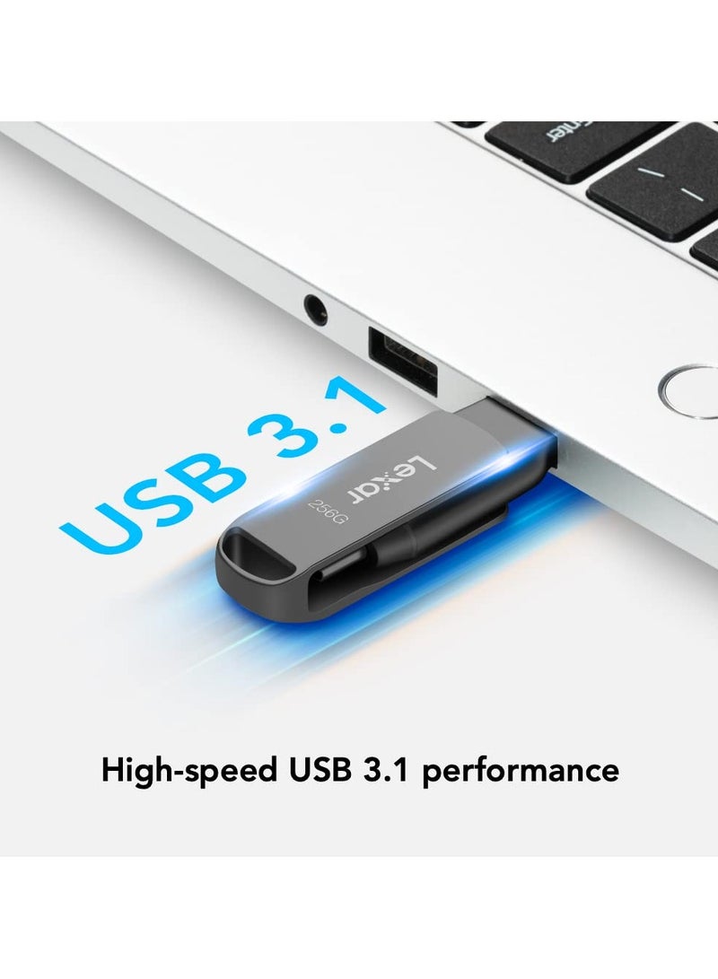 Lexar JumpDrive D400, Titanium, 256GB LJDD400256G-BNQNG, 256 GB - Image 4