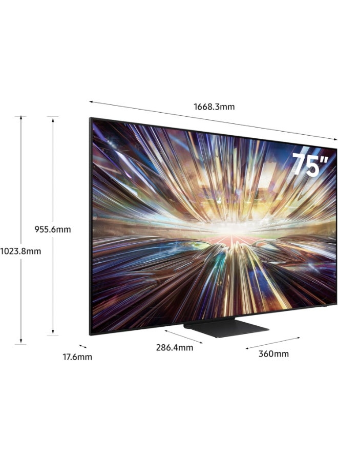 سامسونج Renewed - 75 Inch Neo QLED TV, QN800D, 8K 75QN800D Black - Image 2