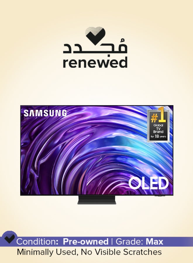 Samsung Renewed - 4K OLED TV 55" Smart TV 55S95D Black - Image 1