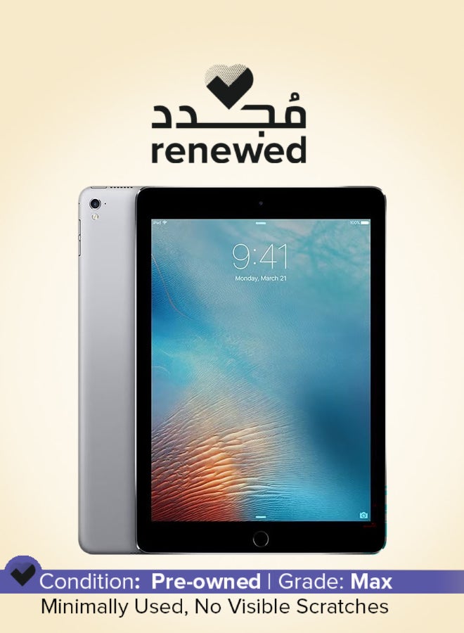 ابل  Renewed - iPad Pro 2016 (1st Gen) 9.7-Inch 128GB Wi-Fi Space Grey - International Version - Image 1