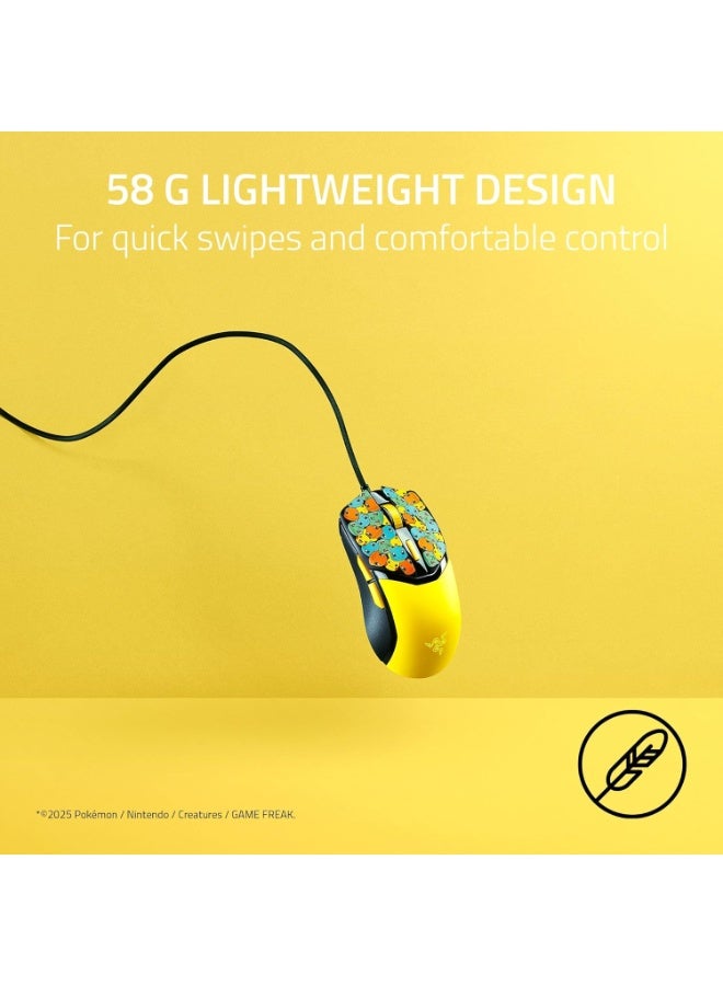 RAZER Cobra Wired Gaming Mouse: 58g Lightweight - Gen-3 Optical Switches - Chroma RGB Lighting - Precise 8500 DPI Optical Sensor - 100% PTFE Mouse Feet - Speedflex Cable - Pokémon Edition - Image 3