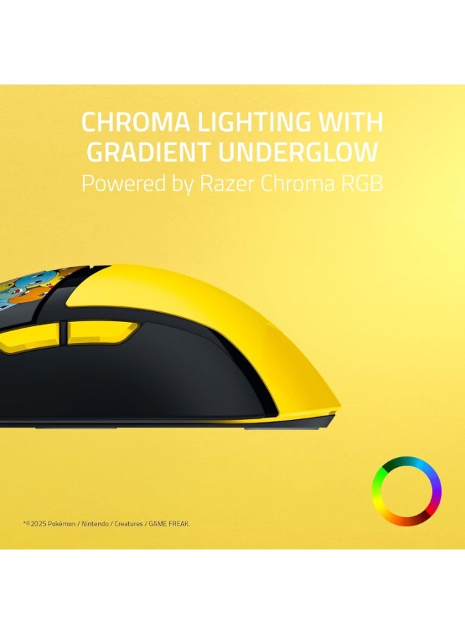 RAZER Cobra Wired Gaming Mouse: 58g Lightweight - Gen-3 Optical Switches - Chroma RGB Lighting - Precise 8500 DPI Optical Sensor - 100% PTFE Mouse Feet - Speedflex Cable - Pokémon Edition - Image 5