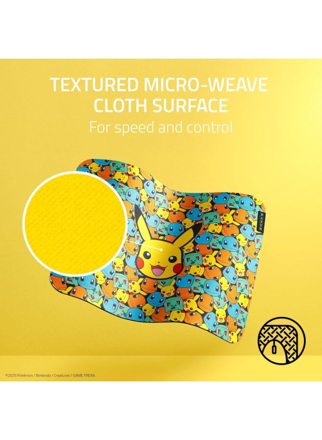 RAZER Gigantus V2 Pokémon Edition - Soft Gaming Mouse Mat for Speed and Control - Micro Fabric Surface - Thick Rubber Foam - Non-Slip Base - 360 x 275 x 3 mm | Pokémon Kanto - Image 5