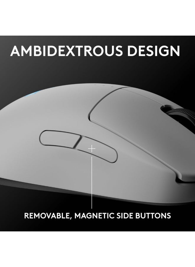 Logitech G Pro 2 Lightspeed Wireless Gaming Mouse, Up to 4 Customizable and Switchable Magnetic Side Buttons, USB-C Charging, Sensor 32k dpi for PC/Mac. - Image 2