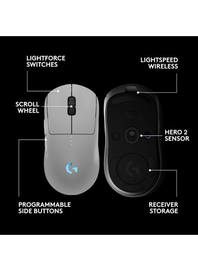 Logitech G Pro 2 Lightspeed Wireless Gaming Mouse, Up to 4 Customizable and Switchable Magnetic Side Buttons, USB-C Charging, Sensor 32k dpi for PC/Mac. - Image 5
