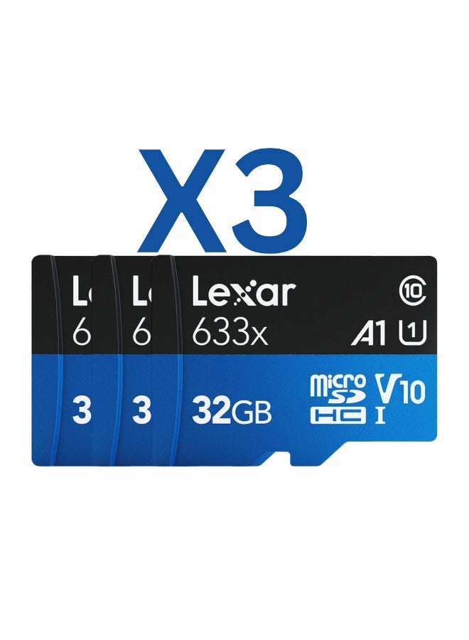 ليكسار (633x 32GB TF Card High Performance Micro SD Card) X3 32 GB - Image 1