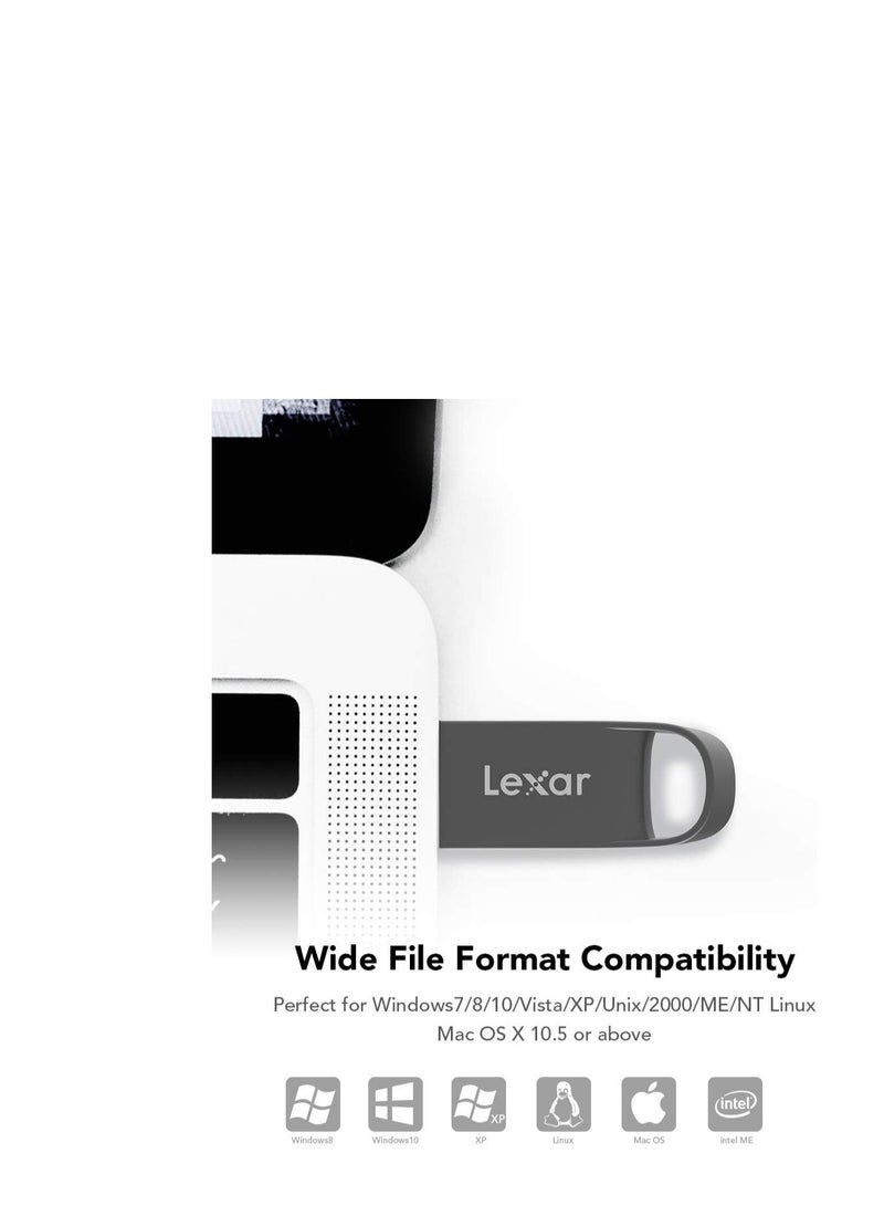 Lexar (Lexar E21 32GB USB 2.0 Flash Drive, Mini USB Stick, 32 GB)X10 32 GB - Image 4