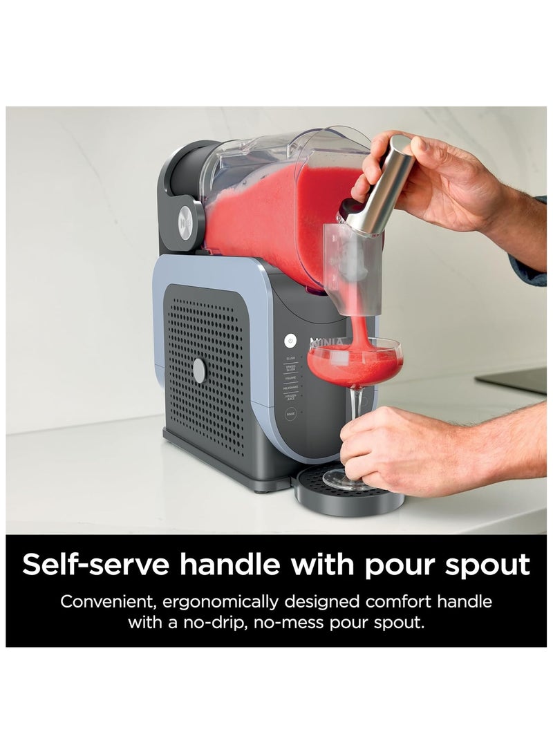 Ninja SLUSHi Professional Frozen Drink Maker with Rapid Chill Technology, 5 Preset Programs, Frozen Margaritas, Frappés, and More, Black, FS301ME 200 W FS301ME black - Image 4