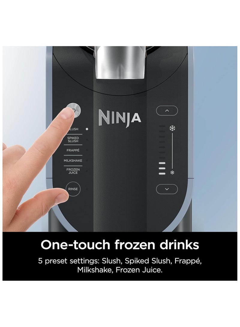 Ninja SLUSHi Professional Frozen Drink Maker with Rapid Chill Technology, 5 Preset Programs, Frozen Margaritas, Frappés, and More, Black, FS301ME 200 W FS301ME black - Image 5