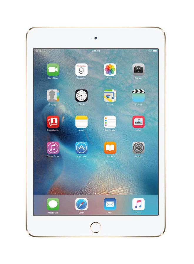 Apple Renewed - iPad Mini 4 2015 (4th Gen) 7.9-Inch 16GB Wi-Fi 4G Gold With FaceTime - International Version - Image 2