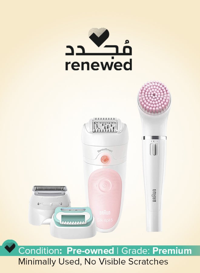 براون مجدد - جهاز إزالة الشعر سيلك-إبيل SE 5875 للجمال، رطب وجاف - Image 1