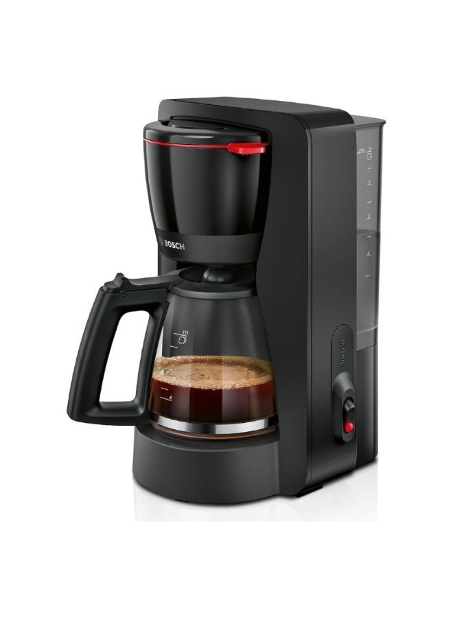 بوش MyMoment Filter Coffee Maker, Auto-Off & Drip-Stop 1.4 L 1200 W TKA2M113GB Black - Image 1