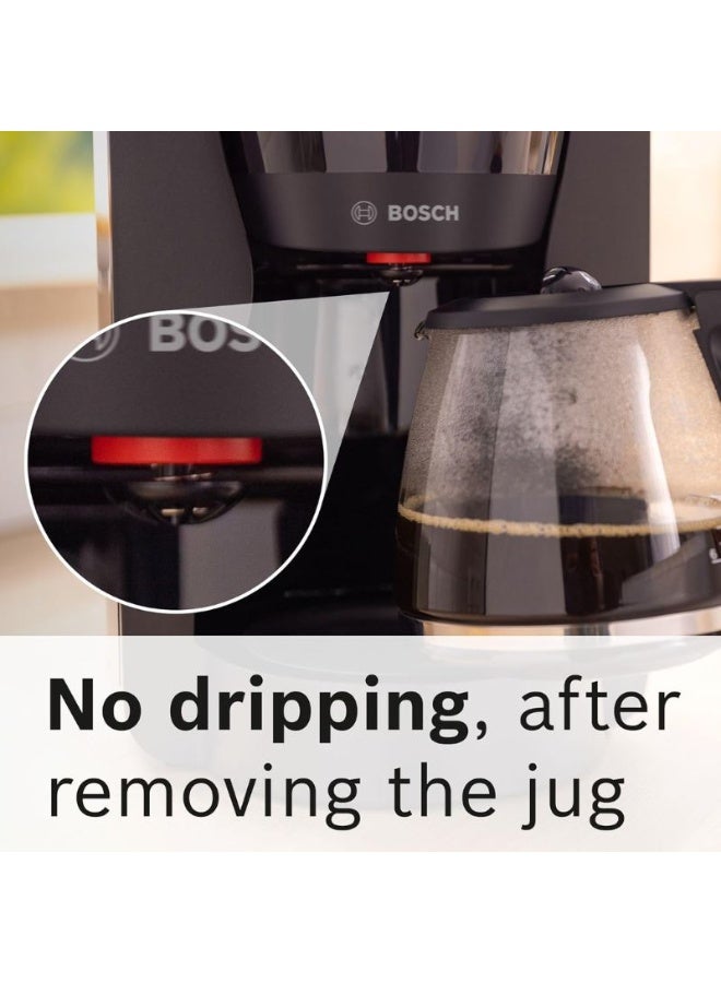 بوش MyMoment Filter Coffee Maker, Auto-Off & Drip-Stop 1.4 L 1200 W TKA2M113GB Black - Image 4