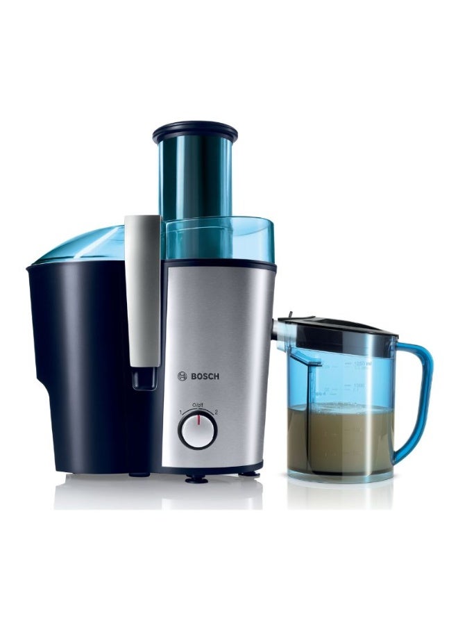 بوش VitaJuice 3 Centrifugal Juicer – XL 73 mm Tube & 2-L Pulp 700 W MES3500GB Silver - Image 1