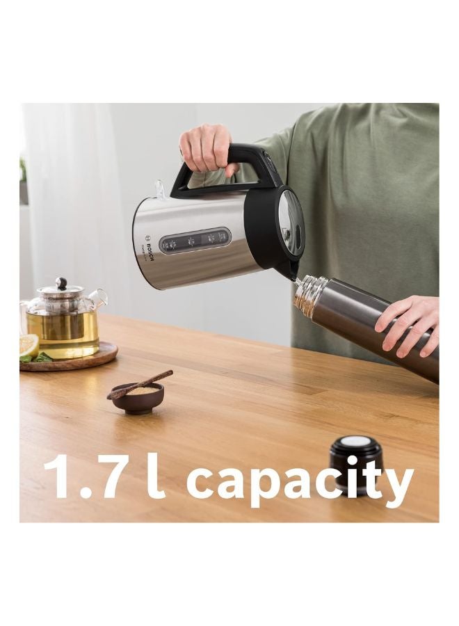 بوش 1.7L Kettle, 3kW Rapid Boil, Double-Wall Housing | Cool Touch Safety 1.7 L 3000 W TWK4P440GB Stainless Steel - Image 3