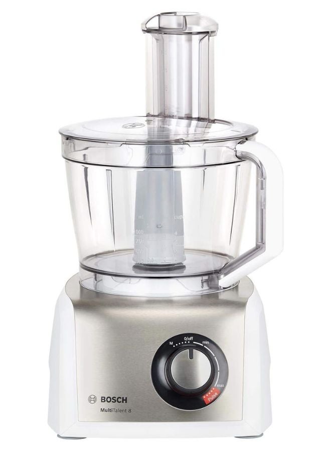 بوش MultiTalent 8 Food Processor, 3.9L Bowl | The Ultimate Kitchen Assistant 1200 W MC812S734G Stainless Steel - Image 1