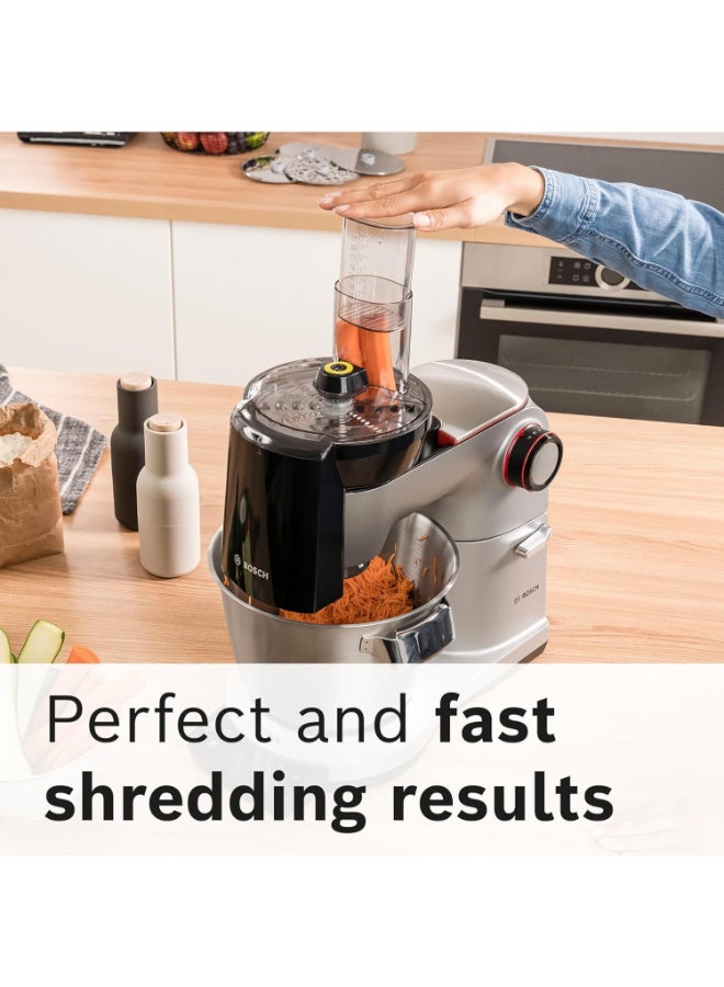 بوش OptiMUM Kitchen Machine, 1500W, 5.5L Bowl | Professional Power, Flawless Results MUM9GX5S21 Silver - Image 5