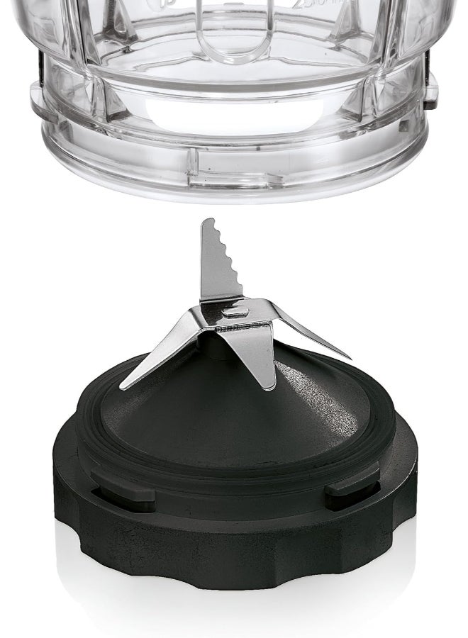 بوش VitaPower Blender, 1.5L ThermoSafe Glass Jug | Blend with Power & Style MMB12P4RGB Red/White - Image 3