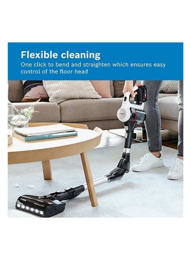 بوش Unlimited 7 Cordless Vacuum, 2 Batteries | Non-Stop Cleaning Power 400 W BCS712GB white - Image 4