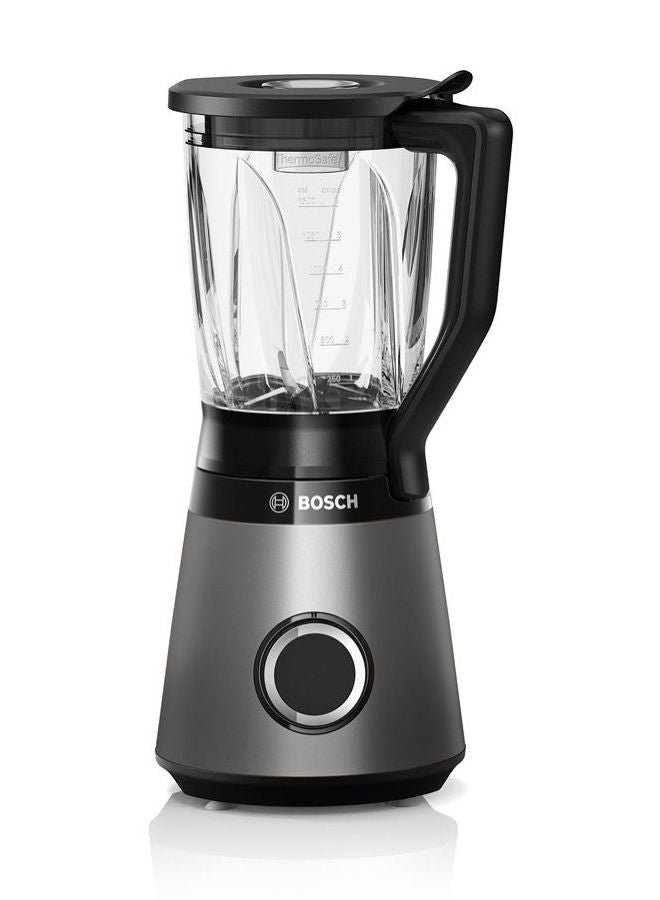 BOSCH VitaPower Blender, 1.5L Glass Jug, ToGo Bottle | High-Speed Perfection MMB6174SG silver - Image 2