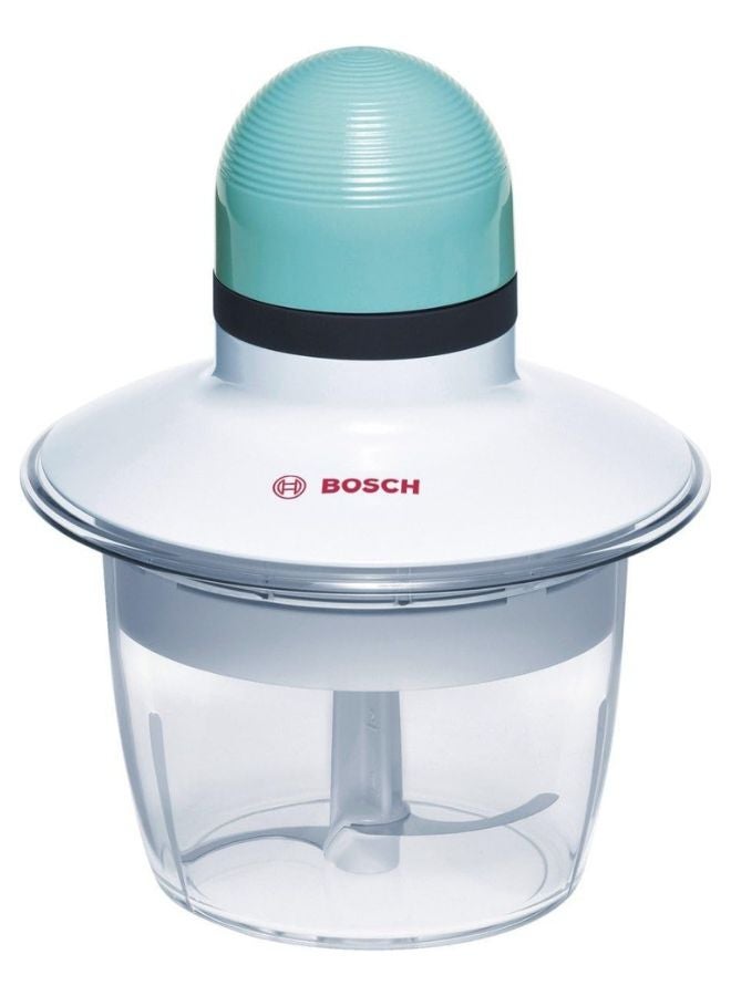 BOSCH Mini Chopper, 800ml Bowl, Universal Blade | Chop, Blend, Puree in Seconds 400 W MMR0801GB White/Greem - Image 1