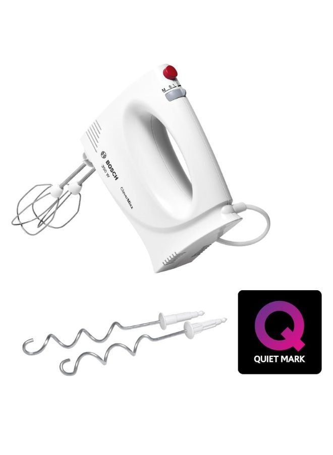 بوش Styline Hand Mixer, 4 Speeds, Quiet & Lightweight | Effortless Baking 350 W MFQ3030GB white - Image 2