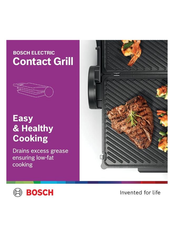 BOSCH Health Grill, 3-in-1 Contact Grill | Grill Like a Pro, Indoors 2000 W TCG4104GB Red/Black - Image 4