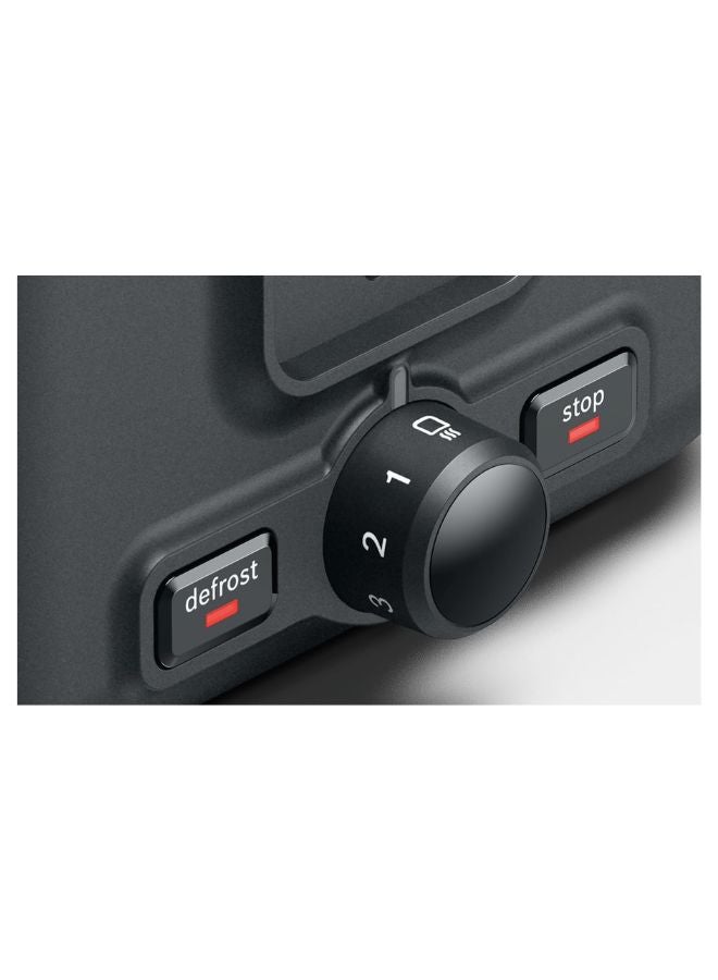 بوش 2-Slice Toaster, Warming Rack, Even Browning Control | Your Breakfast Hero 970 W TAT3P424GB Red/Black - Image 3