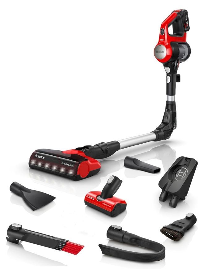 BOSCH ProAnimal Unlimited 7 Cordless Vacuum | Banish Pet Hair, Effortlessly 18 W BCS71PETGB ‎Tornado Red - Image 1