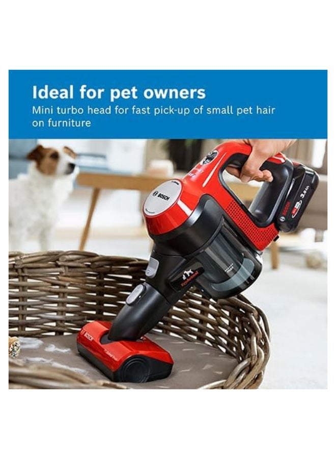 BOSCH ProAnimal Unlimited 7 Cordless Vacuum | Banish Pet Hair, Effortlessly 18 W BCS71PETGB ‎Tornado Red - Image 3